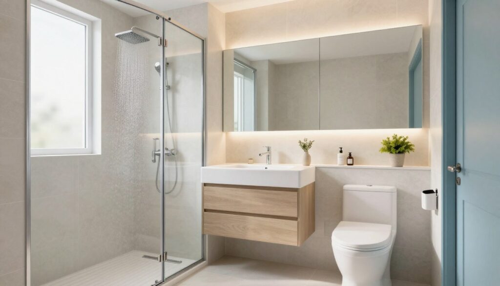 15 Small Bathroom Designs with Shower and Toilet for 2026