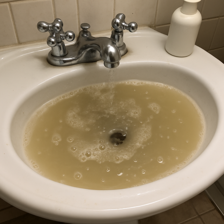 how to unblock a bathroom sink